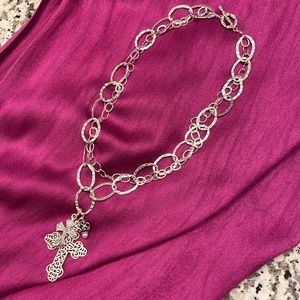 925 sterling silver cross necklace